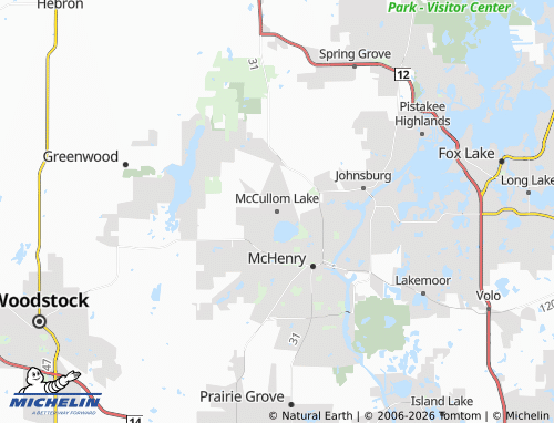 Mappa MICHELIN McCullom Lake - ViaMichelin