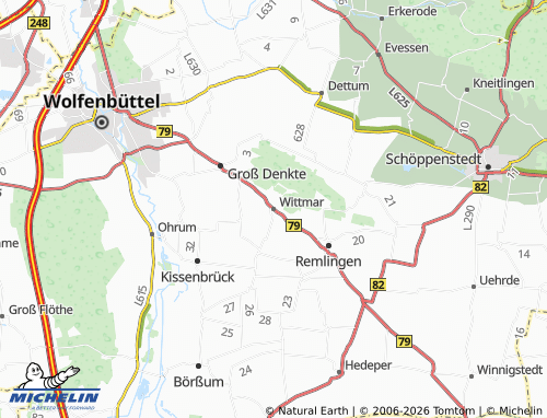 MICHELIN Wittmar map - ViaMichelin