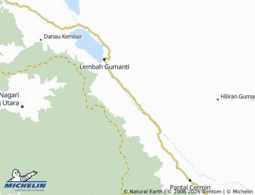MICHELIN Aie Dingin map - ViaMichelin