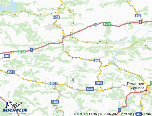 Mapa MICHELIN Burya - ViaMichelin