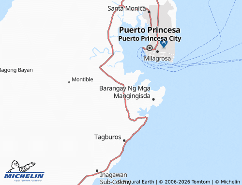 MICHELIN Santa Lucia map - ViaMichelin