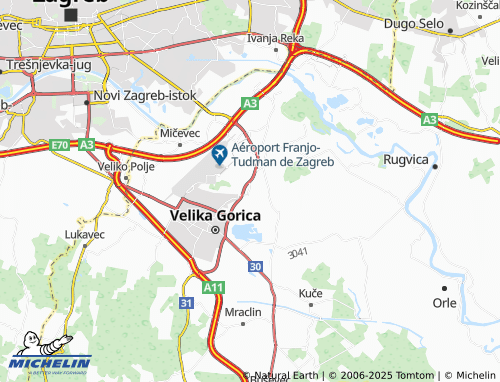 MICHELIN Kobilići map - ViaMichelin