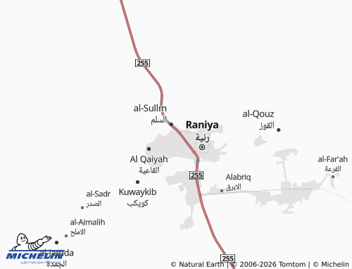 MICHELIN-Landkarte al-Malhah 2 - ViaMichelin