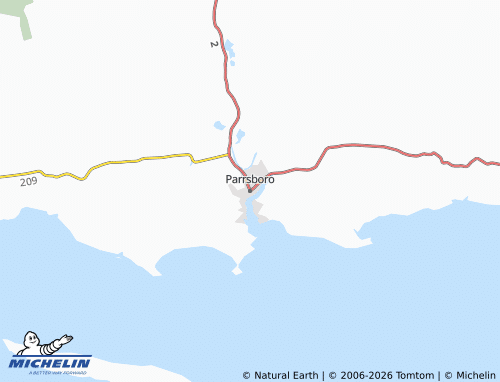 MICHELIN Parrsboro map - ViaMichelin