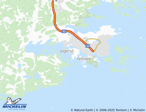 MICHELIN Svartuddslandet map - ViaMichelin