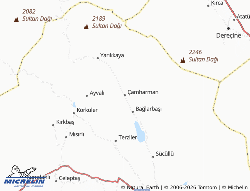 Mappa MICHELIN Çamharman - ViaMichelin