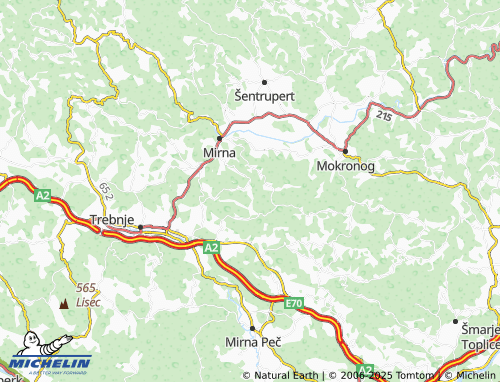 MICHELIN Stara Gora map - ViaMichelin