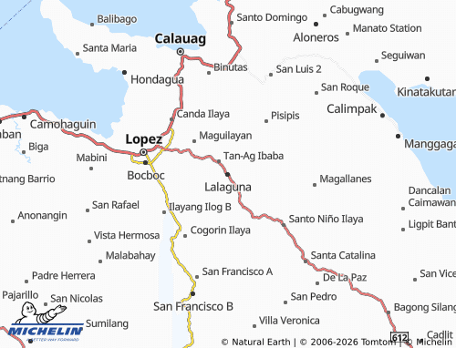 MICHELIN Lalaguna map - ViaMichelin