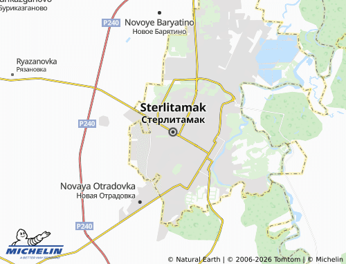MICHELIN-Landkarte Sterlitamak - ViaMichelin