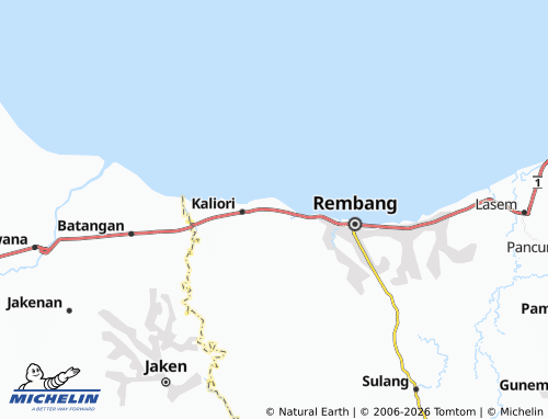 MICHELIN Purworejo map - ViaMichelin