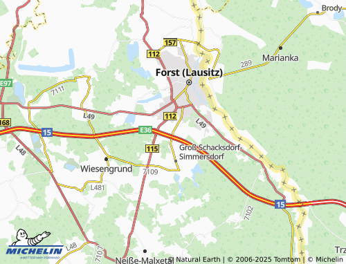 MICHELIN Domsdorf map - ViaMichelin