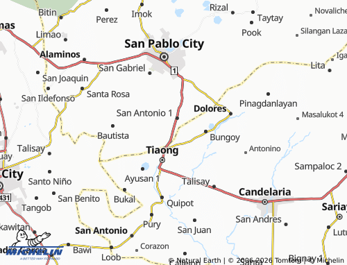 MICHELIN San Antonio 2 map - ViaMichelin