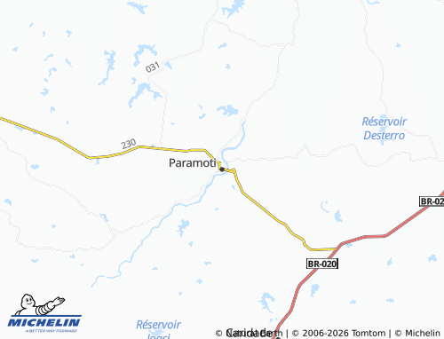 Kaart MICHELIN Paramoti - ViaMichelin