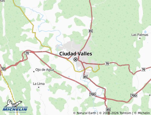MICHELIN Los Filtros map - ViaMichelin