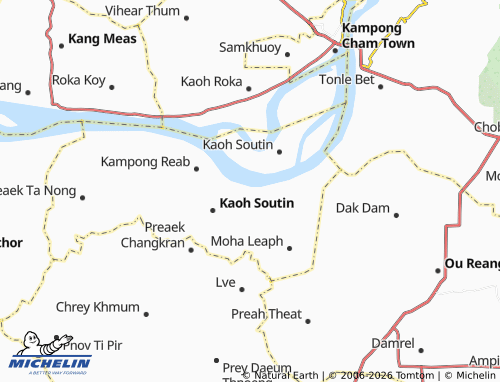 Mapa MICHELIN Peam Prathnuoh - ViaMichelin