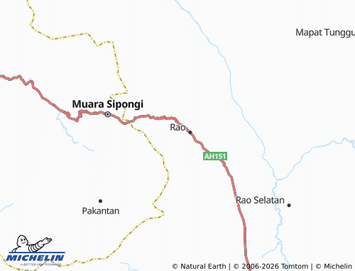 Mapa MICHELIN Padang Mantinggi - ViaMichelin