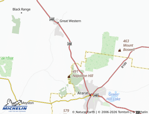 MICHELIN Armstrong map - ViaMichelin