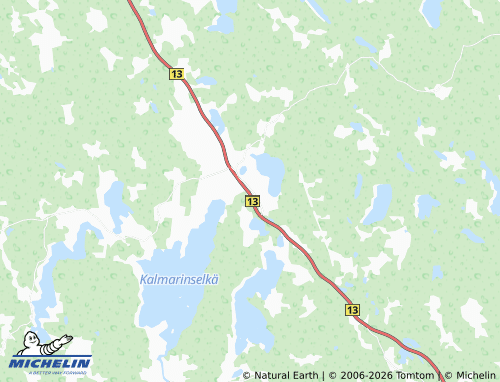 Carte MICHELIN Kalmari - ViaMichelin