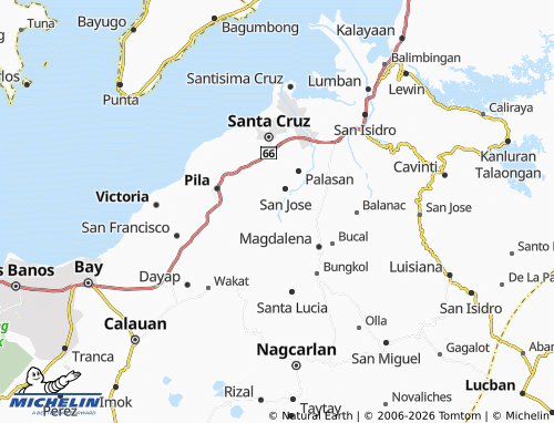 MICHELIN Oogong map - ViaMichelin