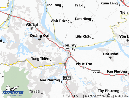 MICHELIN-Landkarte Phú Thịnh - ViaMichelin