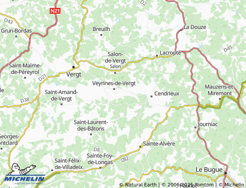 Carte MICHELIN Allier - ViaMichelin