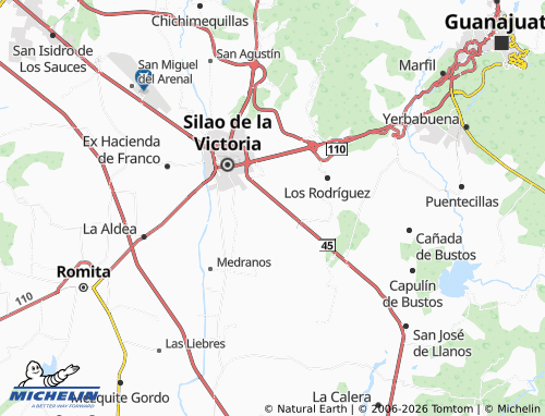 Mappa MICHELIN Menores - ViaMichelin