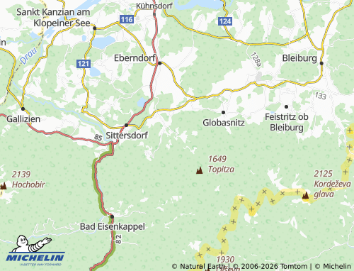 MICHELIN Sagerberg map - ViaMichelin