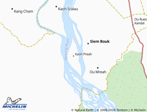 Carte MICHELIN Kaoh Preah - ViaMichelin