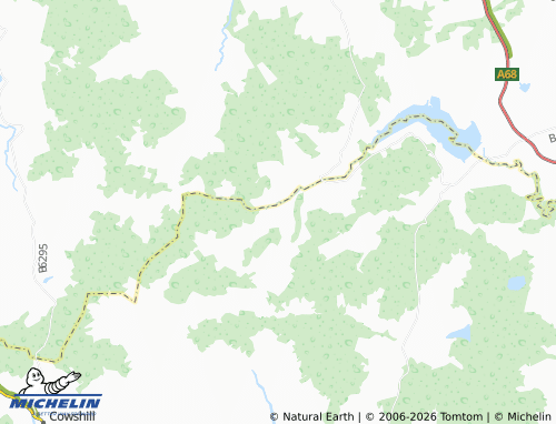 Carte MICHELIN Hunstanworth - ViaMichelin