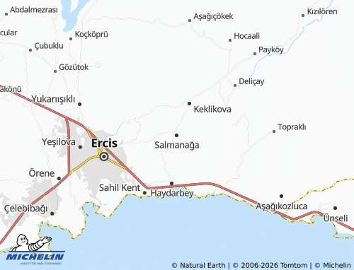 Kaart MICHELIN Salmanağa - ViaMichelin