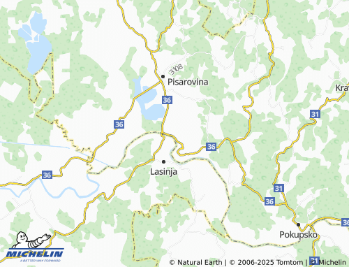 MICHELIN Gradec Pokupski map - ViaMichelin