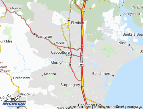 Mapa MICHELIN Caboolture - ViaMichelin