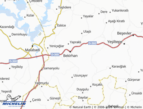 MICHELIN Adnan Menderes map - ViaMichelin