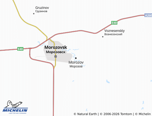 MICHELIN-Landkarte Morozov - ViaMichelin