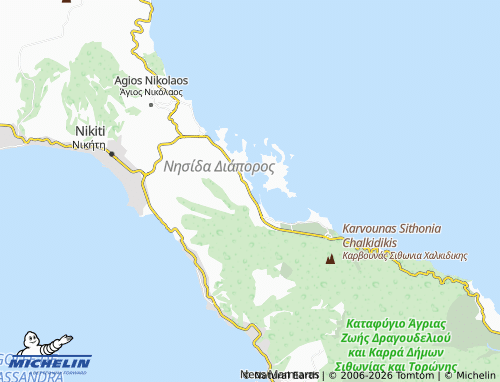MICHELIN Fteroti map - ViaMichelin