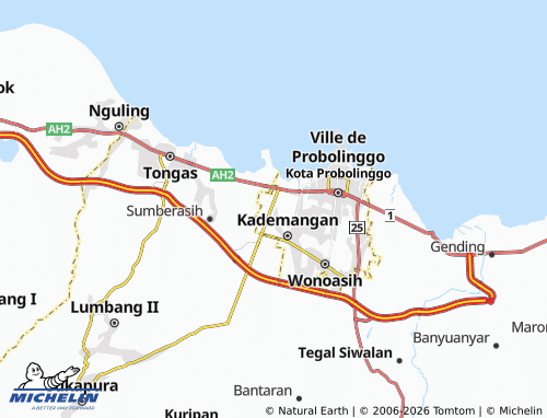 MICHELIN-Landkarte Triwung Lor - ViaMichelin