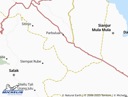 MICHELIN Parbuluan III map - ViaMichelin