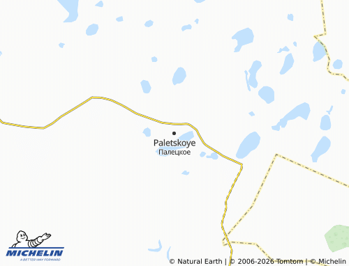 MICHELIN-Landkarte Paletskoye - ViaMichelin