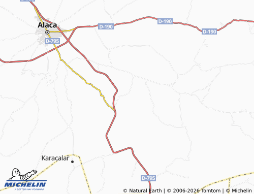 Kaart MICHELIN Koçhisar - ViaMichelin