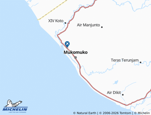 Mapa MICHELIN Mukomuko - ViaMichelin