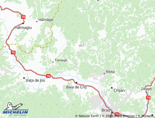 Mappa MICHELIN Baldovin - ViaMichelin