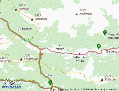 Mappa MICHELIN Irschen - ViaMichelin