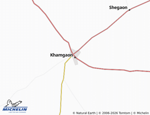 Mappa MICHELIN Khamgaon - ViaMichelin