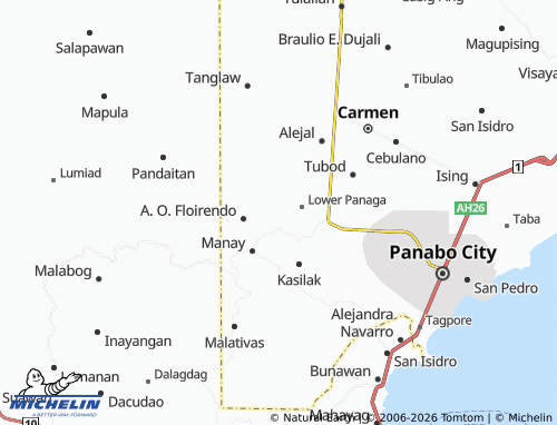 MICHELIN Dapco map - ViaMichelin