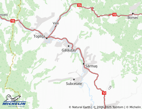 MICHELIN Dealu Armanului map - ViaMichelin