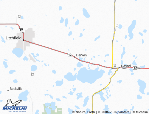Mappa MICHELIN Darwin - ViaMichelin