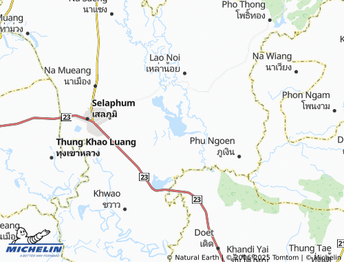 MICHELIN Bueng Kluea map - ViaMichelin