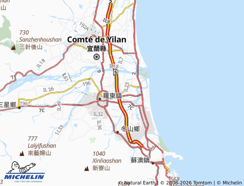Mappa MICHELIN wu jie xiang - ViaMichelin