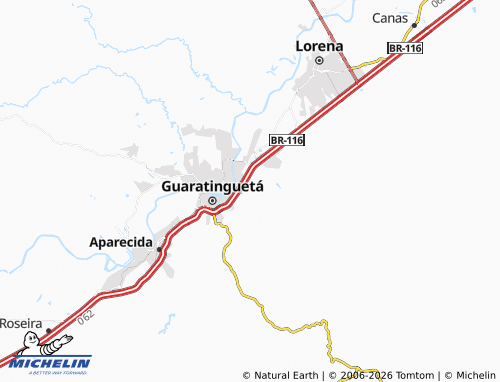 Mapa MICHELIN Pinheiral - ViaMichelin