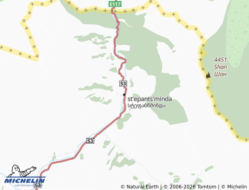 MICHELIN st'epants'minda map - ViaMichelin